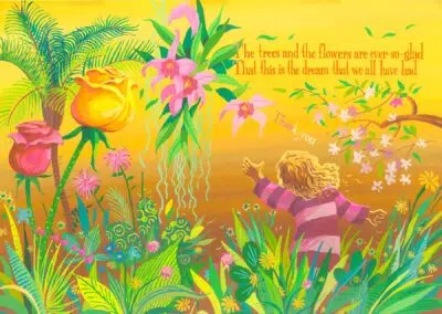 Magical Future - Trees and Flowers