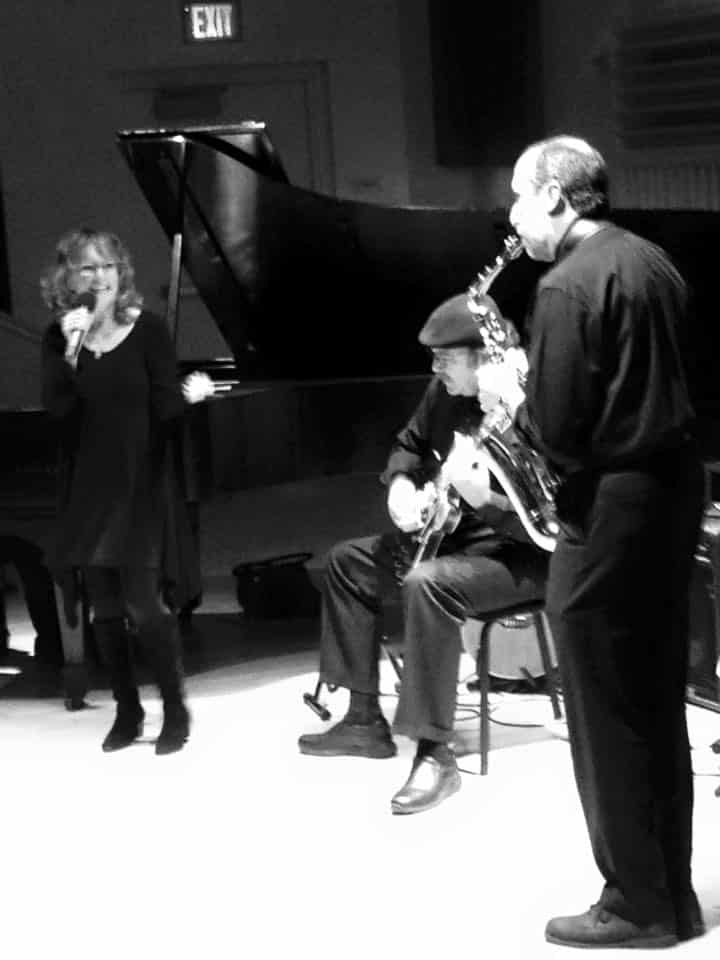 Susan Bagby Singing With Jazz Band